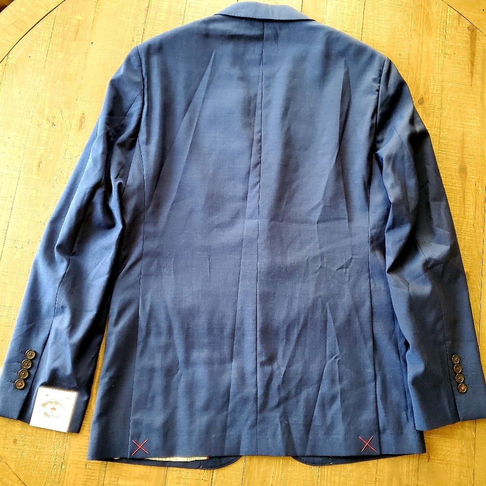 Brooks Brothers Red Fleece Blue Blazer Suit Jacket - Picture 6 of 9